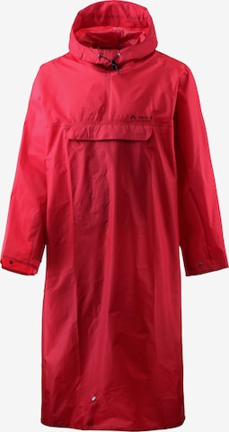 VAUDE Poncho in Rot: predná strana