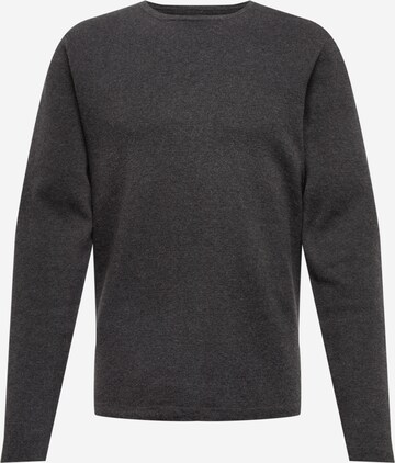 Casual Friday Pullover in Grau: front