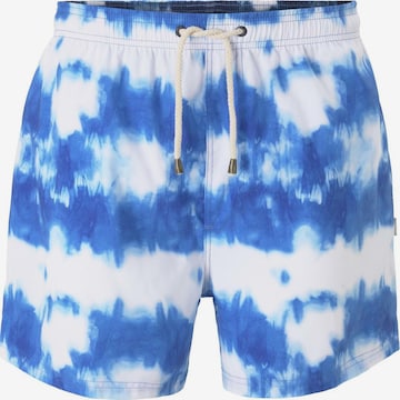 TOM TAILOR Badeshorts in Blau: predná strana