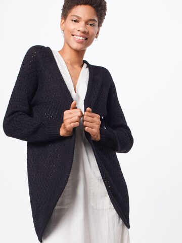 Cardigan 'Olanda' ICHI en noir : devant