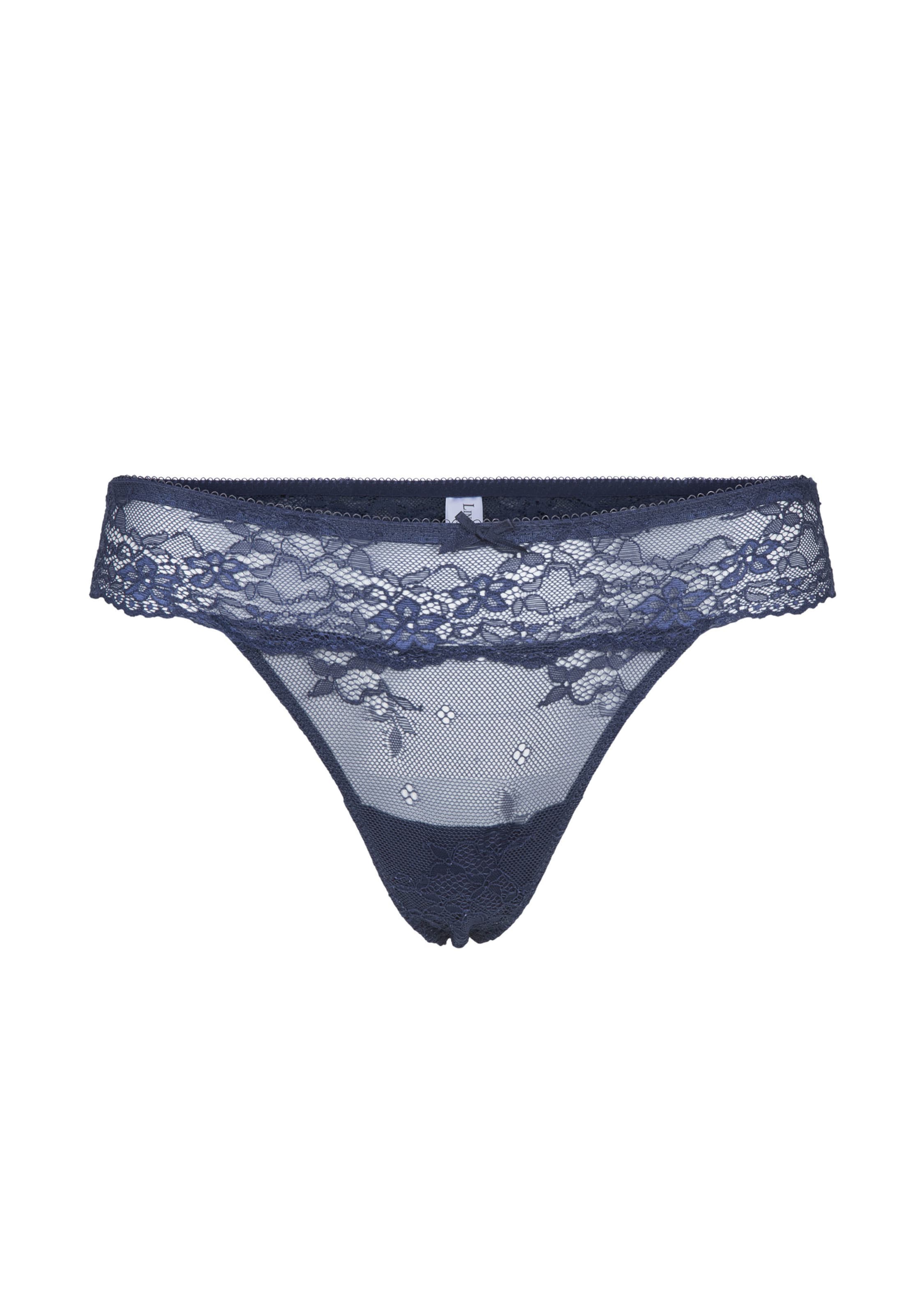 LingaDore String 'DAILY' in Blau: Vorderseite