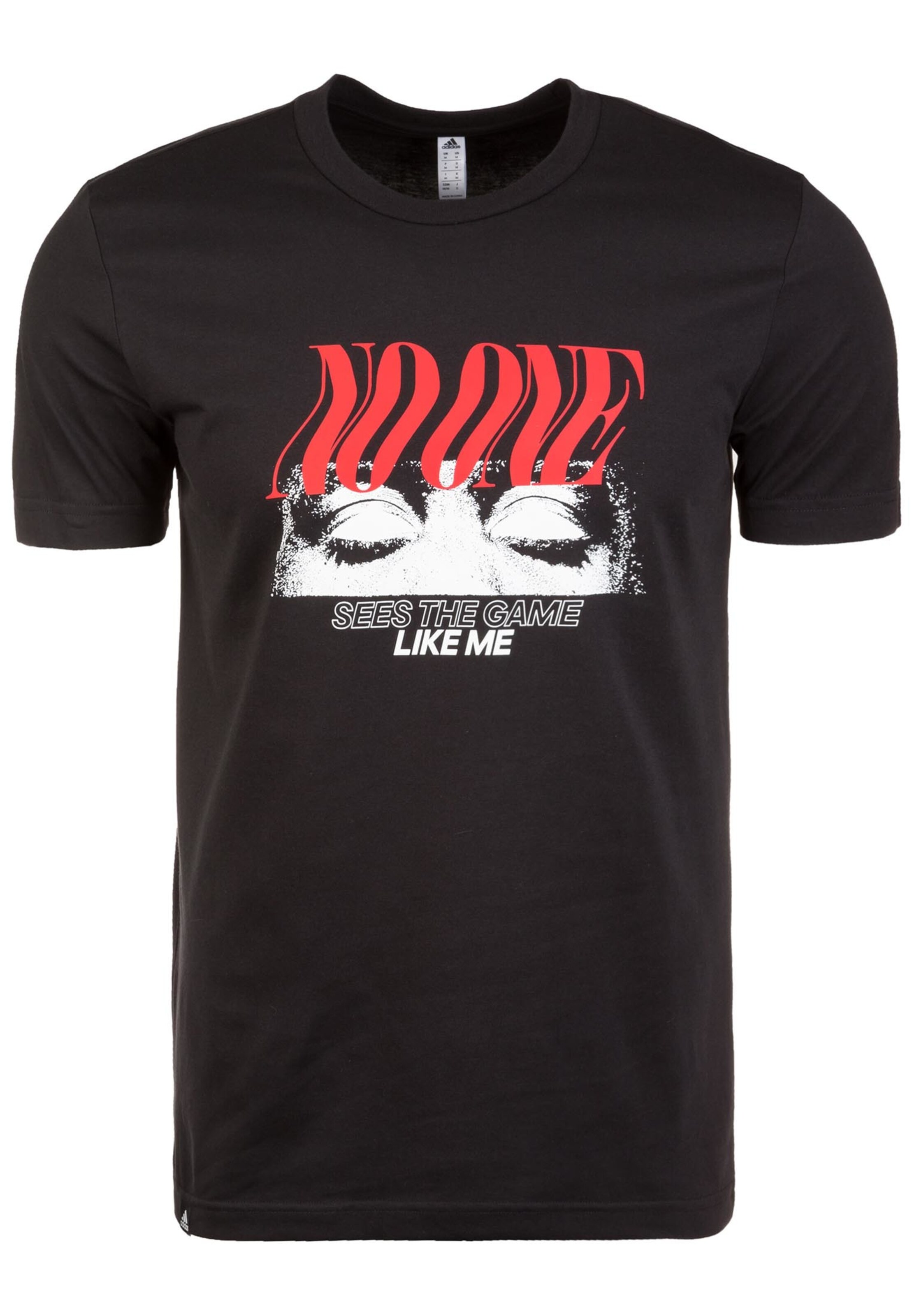 ADIDAS PERFORMANCE - Functioneel shirt 'Harden Art' in de kleur Rood