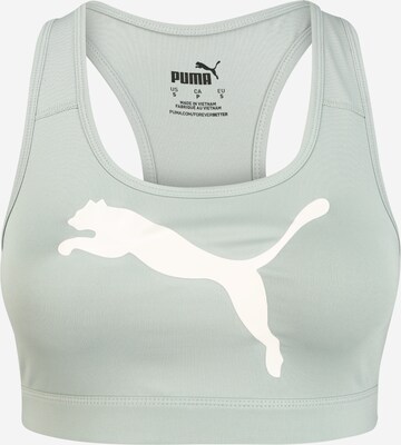 Bustier Soutien-gorge de sport PUMA en vert : devant