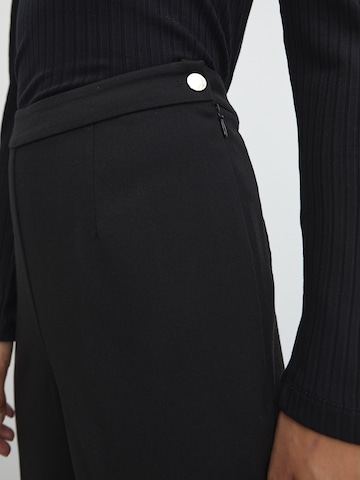 EDITED Regular Trousers with creases 'Tania' in Black