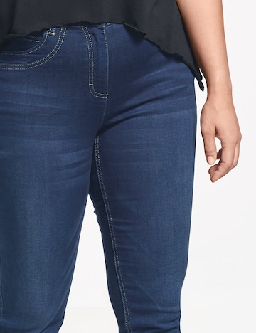 SAMOON Skinny Jeans 'BETTY' in Blauw