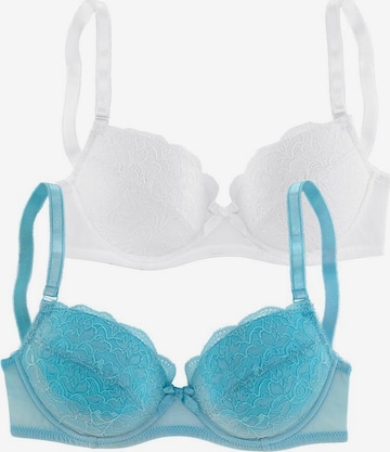 Invisible Soutien-gorge PETITE FLEUR en bleu : devant