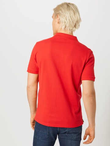 TOM TAILOR Regular Fit Poloshirt in Rot