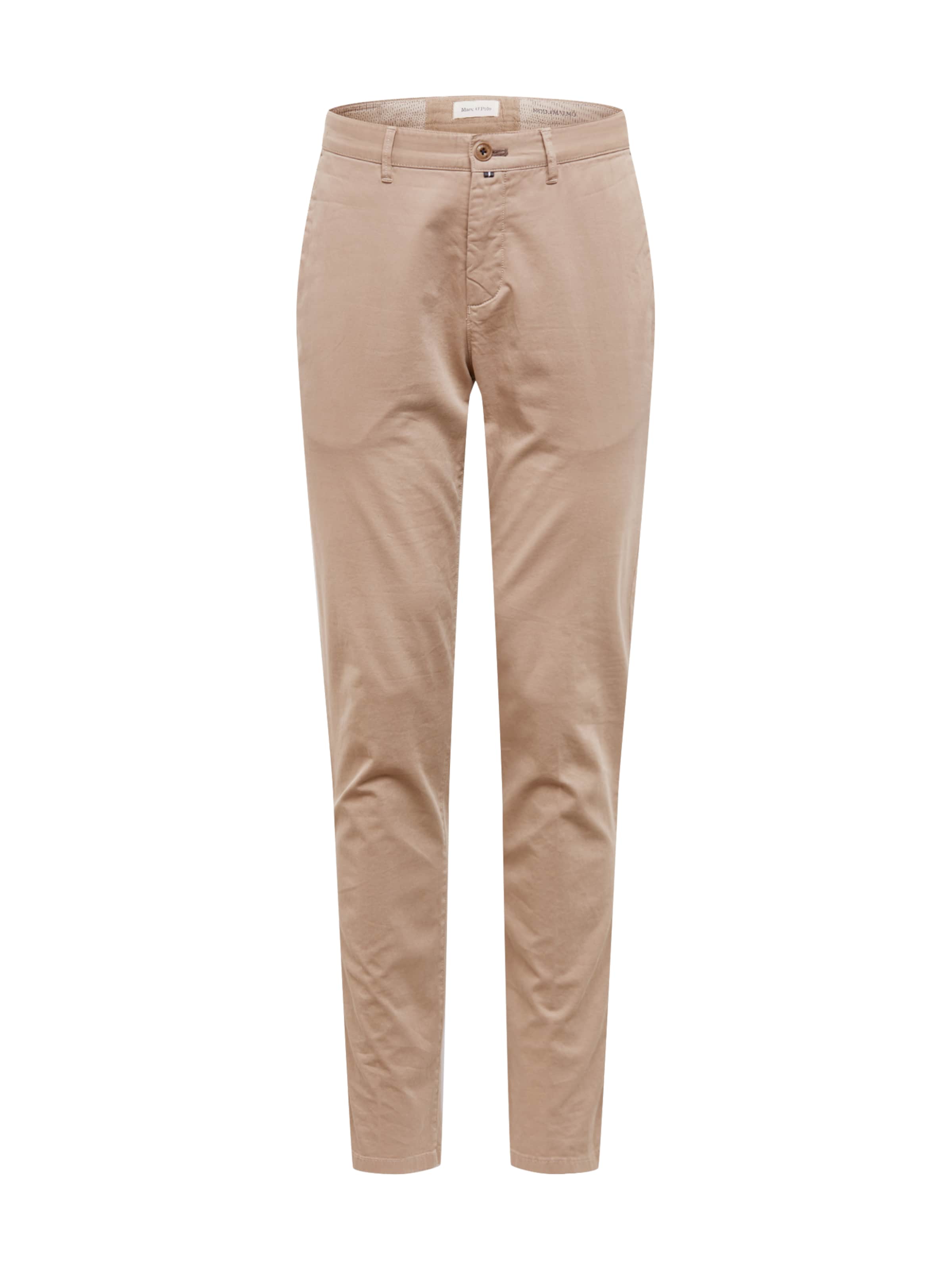Marc O'Polo Слим Брюки-чинос 'Malmö' в Бежевый: спереди