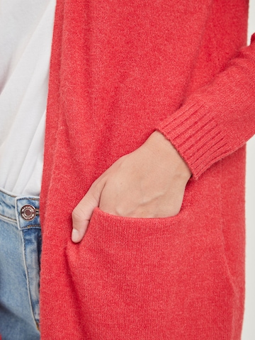 VILA Strickjacke 'VIRil' in Rot