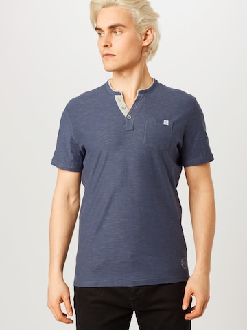 T-Shirt TOM TAILOR en bleu : devant