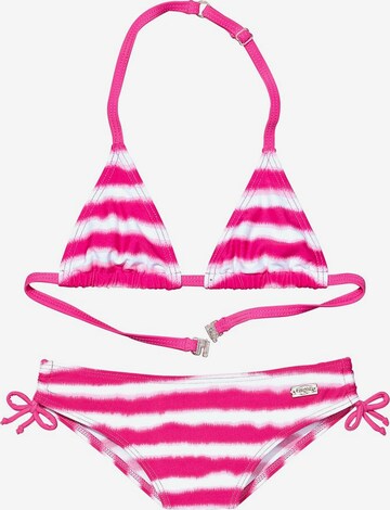 BUFFALO Triangle Bikini in Pink: front