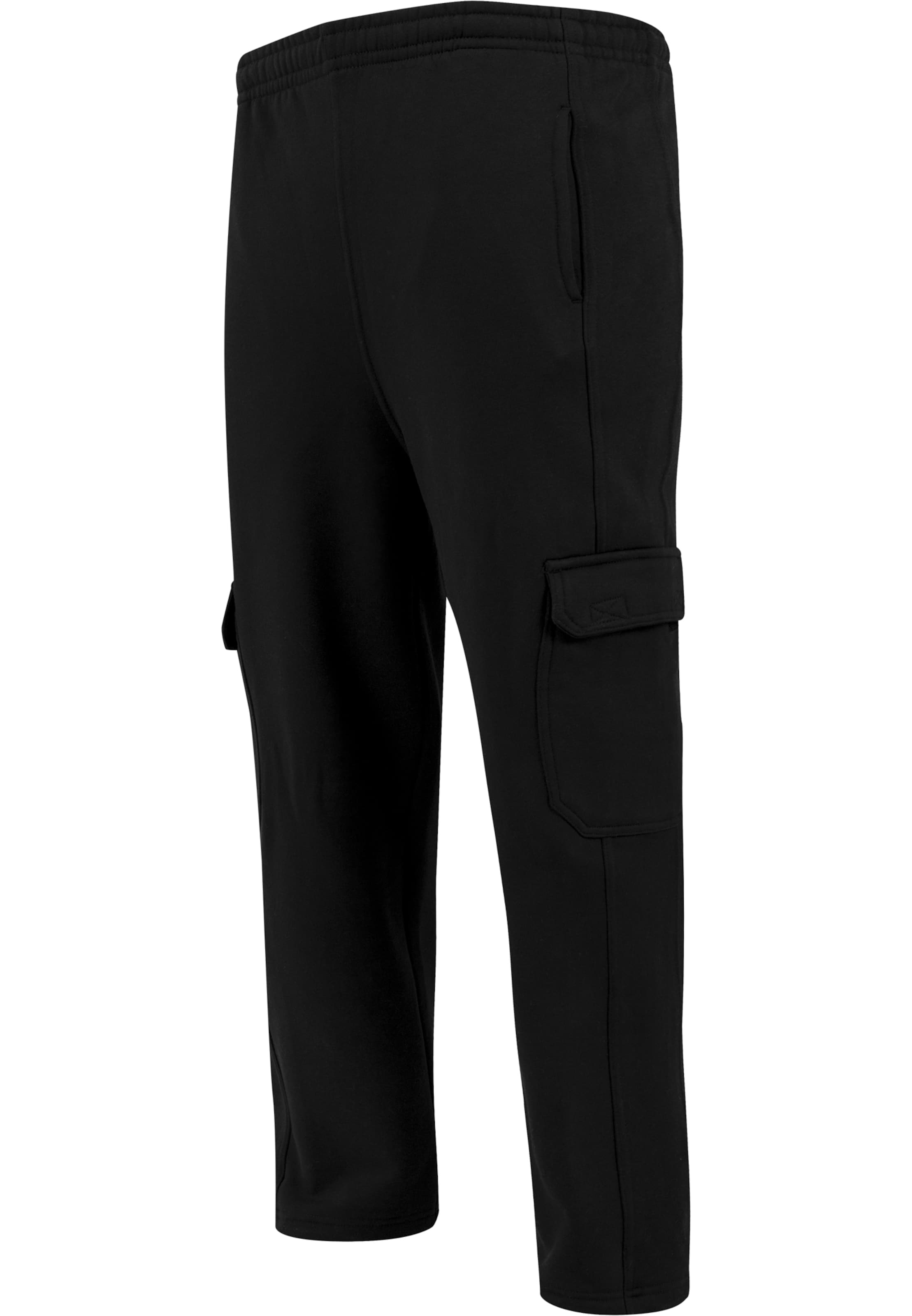 Loosefit Pantaloni cargo di Urban Classics in nero: frontale