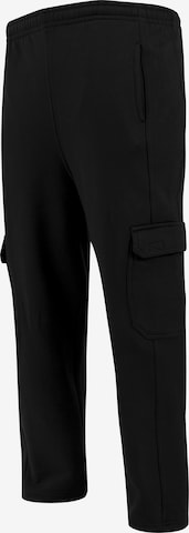 Urban Classics Loose fit Cargo trousers in Black: front