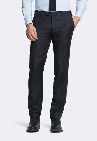 MMX Germany Slim fit Chino trousers in Black: front