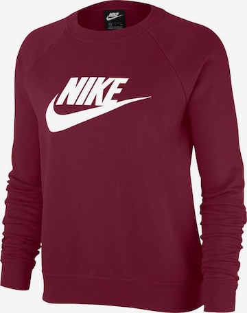 Nike Sportswear Mikina 'Essential' - Červená: predná strana