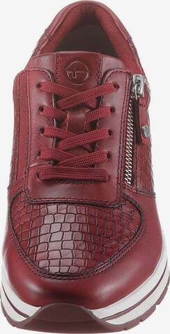Tamaris Pure Relax Sneakers laag in Rood