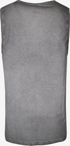 TOP GUN Tank Top mit Aufdruck ' Flap ' in Grau