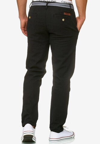 INDICODE JEANS Regular Hose 'Haverfiel' in Schwarz