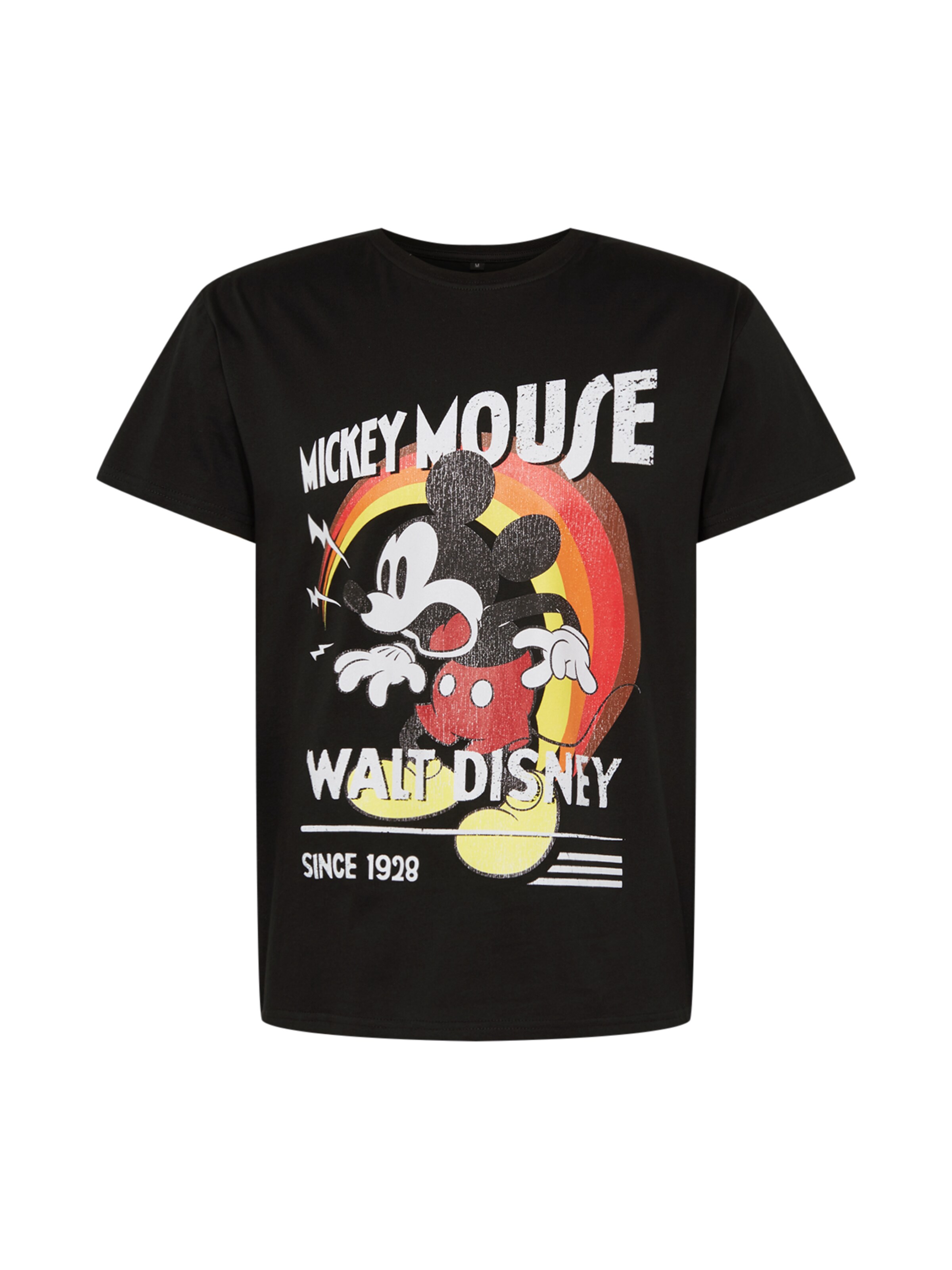 Mister Tee Regular Fit Bluser & t-shirts 'Mickey Mouse' i sort: forside
