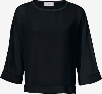 Camicia da donna di heine in nero: frontale