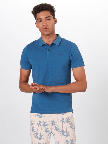 s.Oliver Poloshirt in Blau