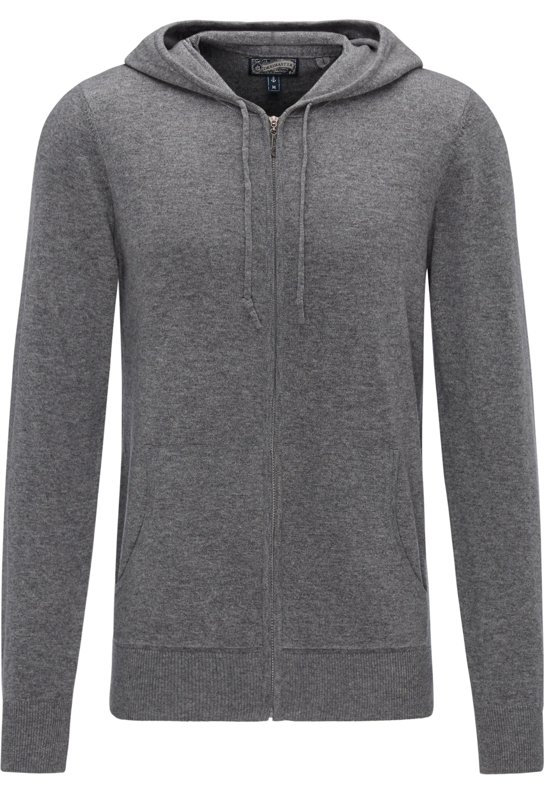 DREIMASTER - Trui in de kleur Grijs gemêleerd