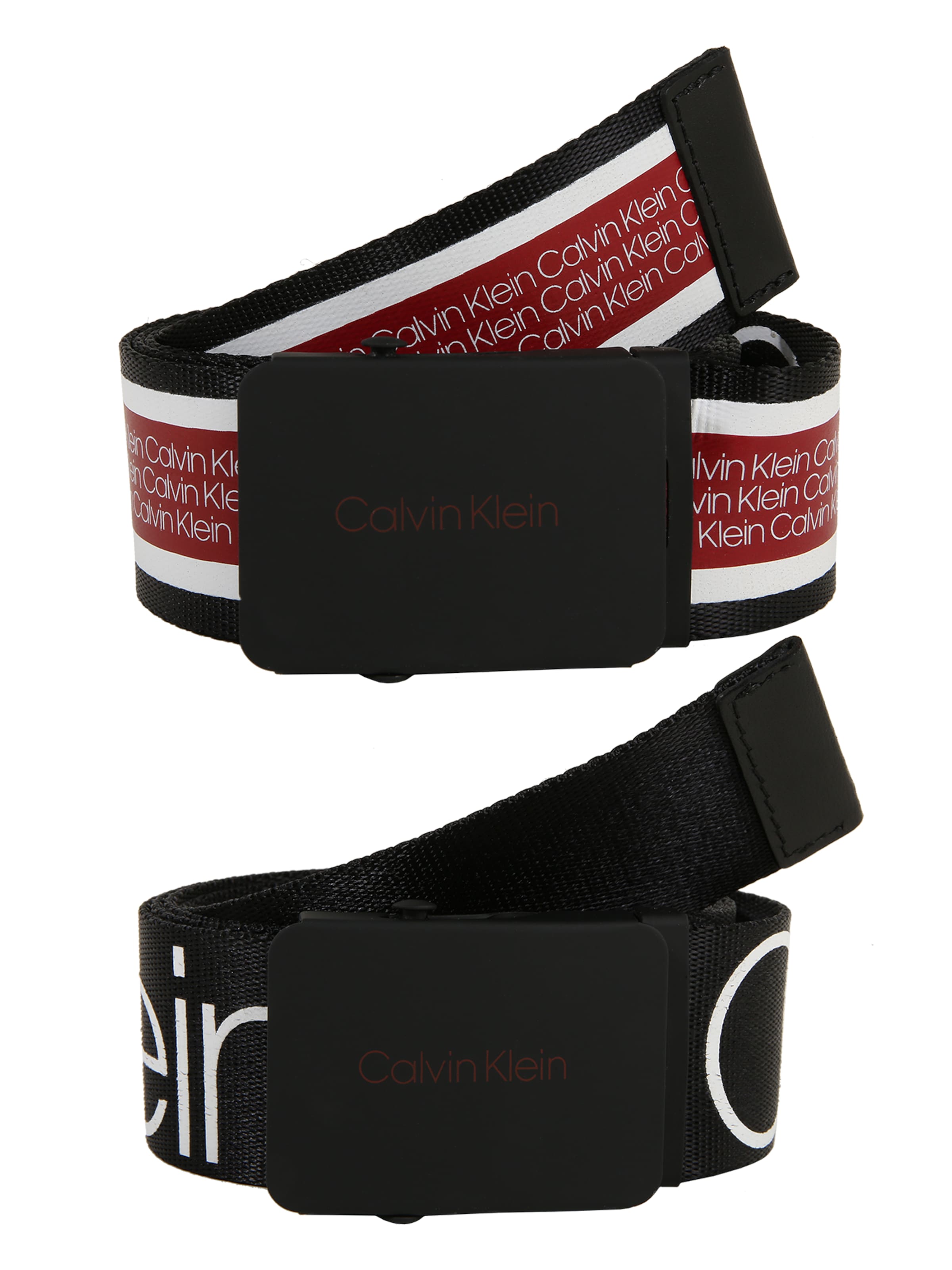 calvin klein webbing belt