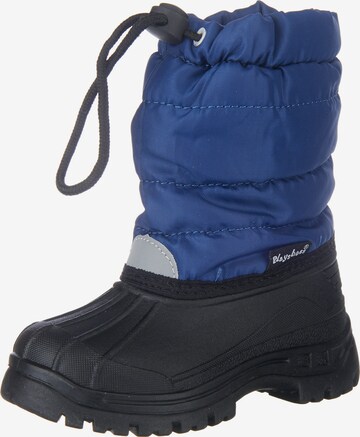 Bottes de neige PLAYSHOES en bleu : devant