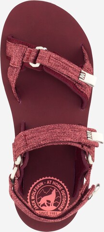 JACK WOLFSKIN Sandal 'Outfresh Deluxe' i röd