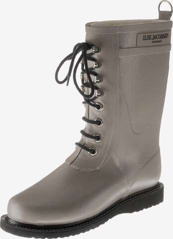 ILSE JACOBSEN Rubber Boots 'Rub 15' in Grey: front