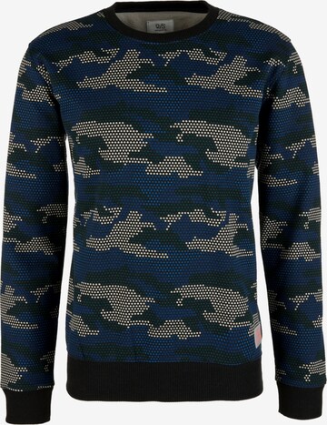 QS Sweatshirt in Blau: predná strana