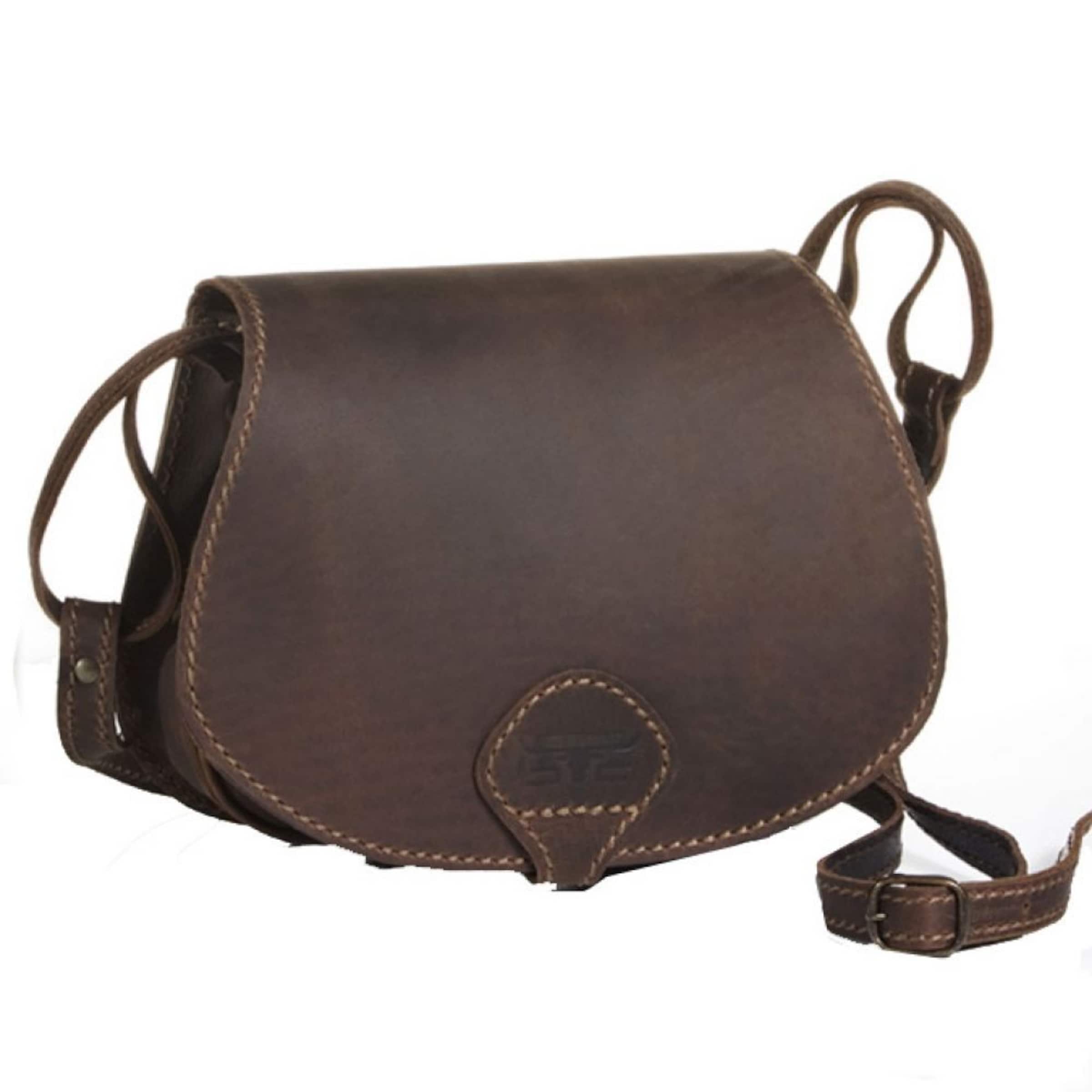 MIKA Umhängetasche in Braun: Vorderseite