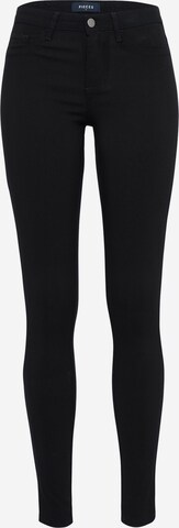 PIECES Skinny Jeggings i sort: forside