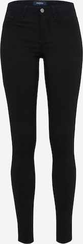 PIECES Skinny Jeggings in Black: front