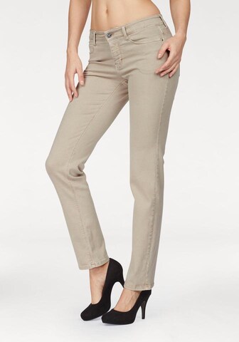 MAC Regular Jeans 'DREAM' in Beige: front