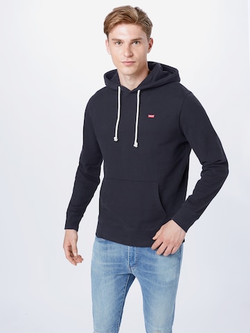 LEVI'S ® Regular Fit Sweatshirt in Schwarz: Vorderseite