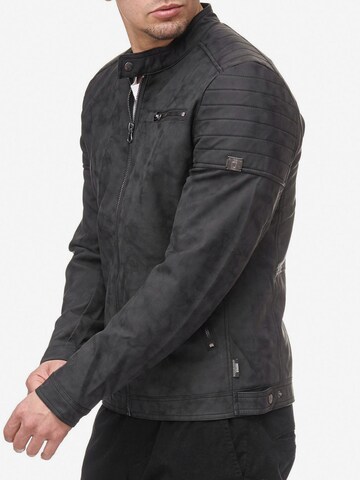 INDICODE JEANS Between-Season Jacket ' Manuel ' in Grey