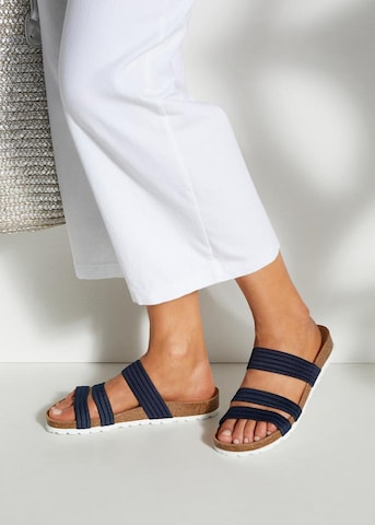 LASCANA Mules in Blue: front