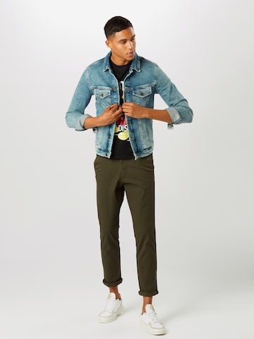 Mister Tee - Regular Fit Camisa 'Mickey Mouse' em preto
