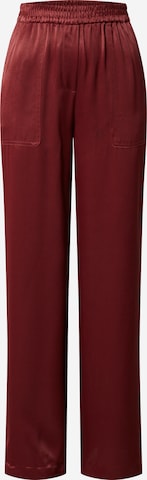 modström Szeroka nogawka Spodnie 'Funda' w kolorze czerwony: przód