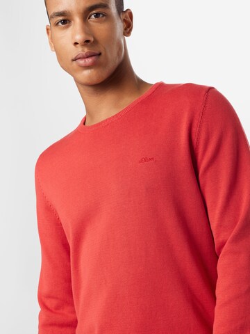 s.Oliver Pullover in Rot