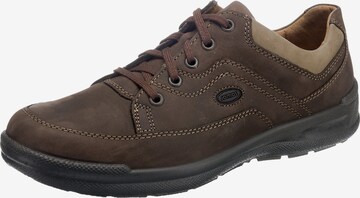 JOMOS Athletic Lace-Up Shoes in Brown: front