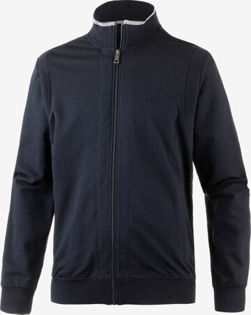 JOY SPORTSWEAR Zip-Up Hoodie 'Dirk' in Blue: front