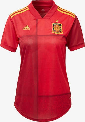 ADIDAS SPORTSWEAR - Camiseta de fútbol 'FEF Spanien Home EM 2020' en rojo: frente