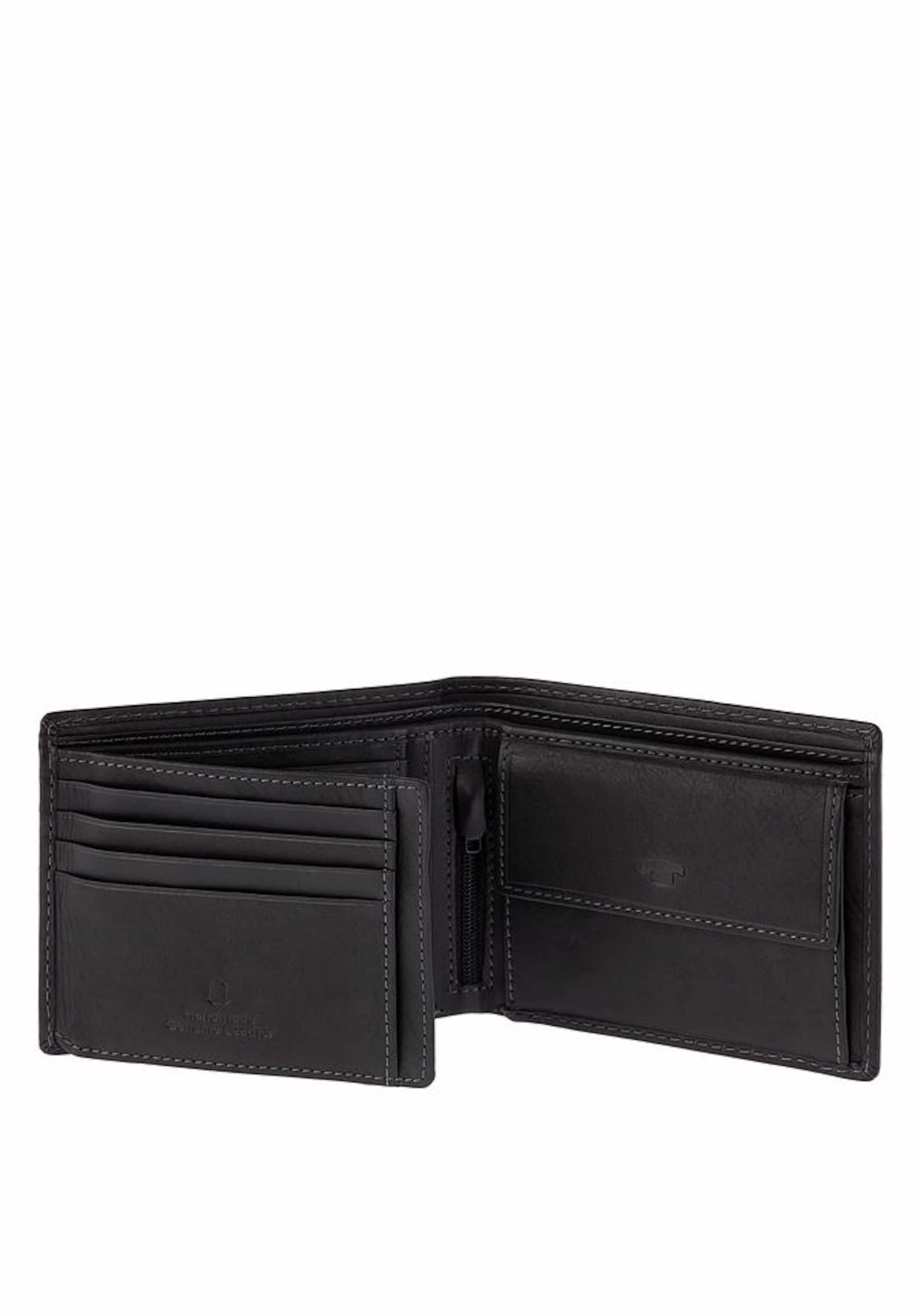 Portofel 'LARY' de la TOM TAILOR pe negru: față