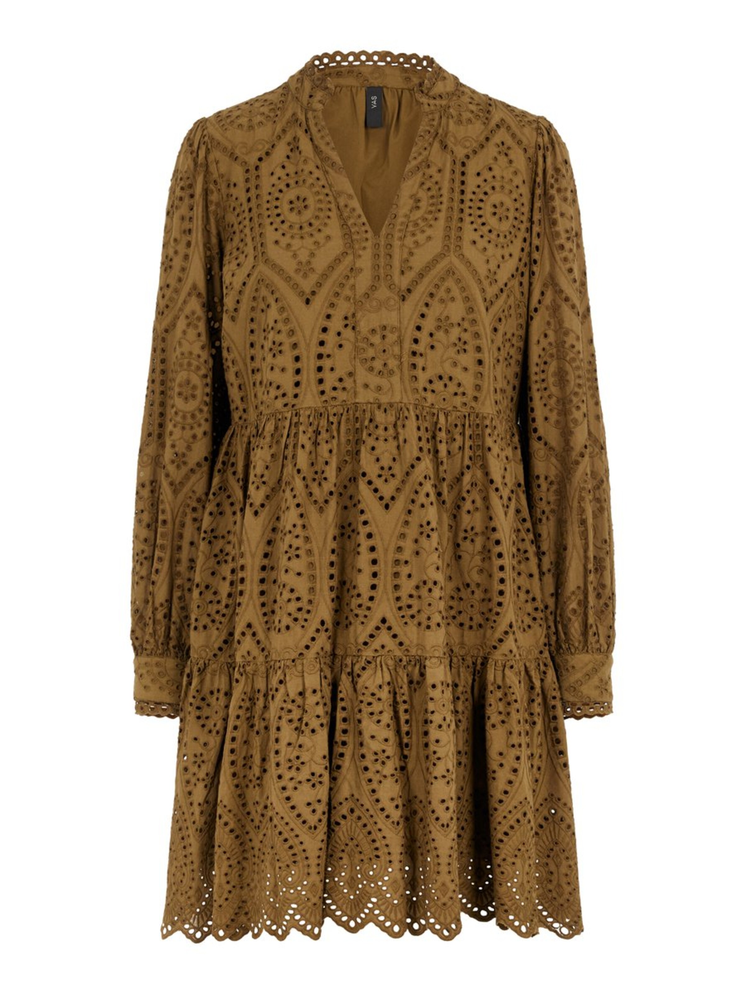 Y.A.S - Jurk in de kleur Olijfgroen