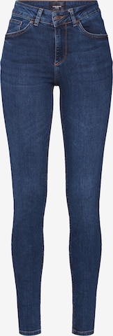 VERO MODA Skinny Jeans 'Lux' in Blauw: voorkant