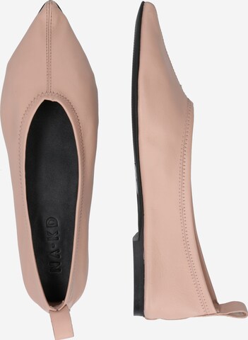 NA-KD Ballerina 'Pointy' in Roze