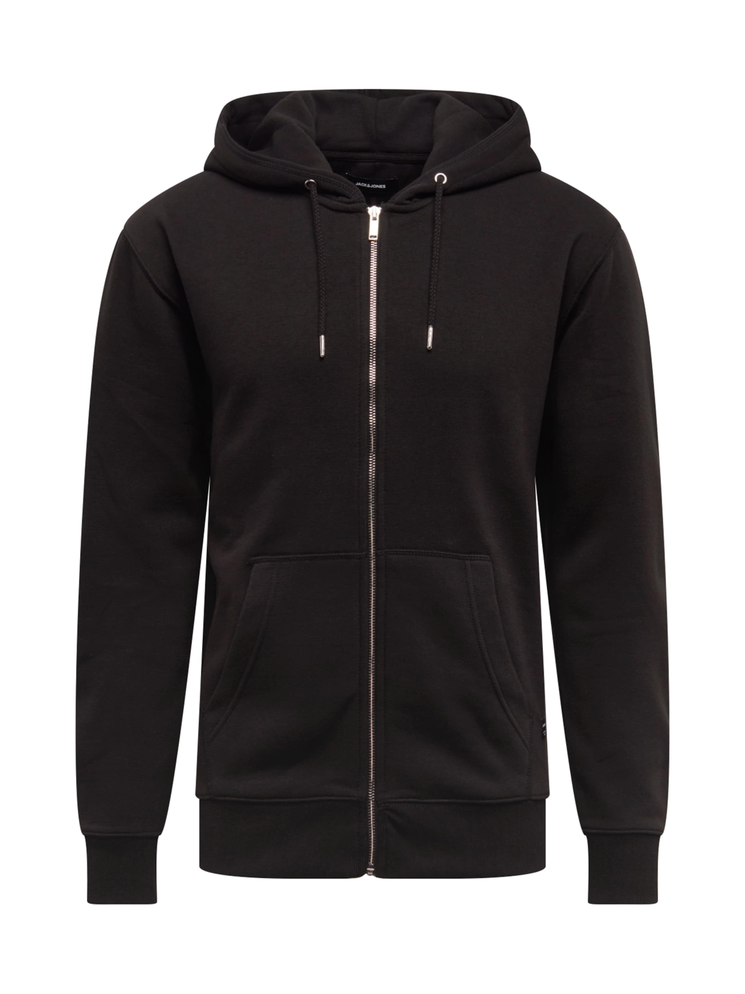 JACK & JONES - Sweatvest in de kleur Zwart