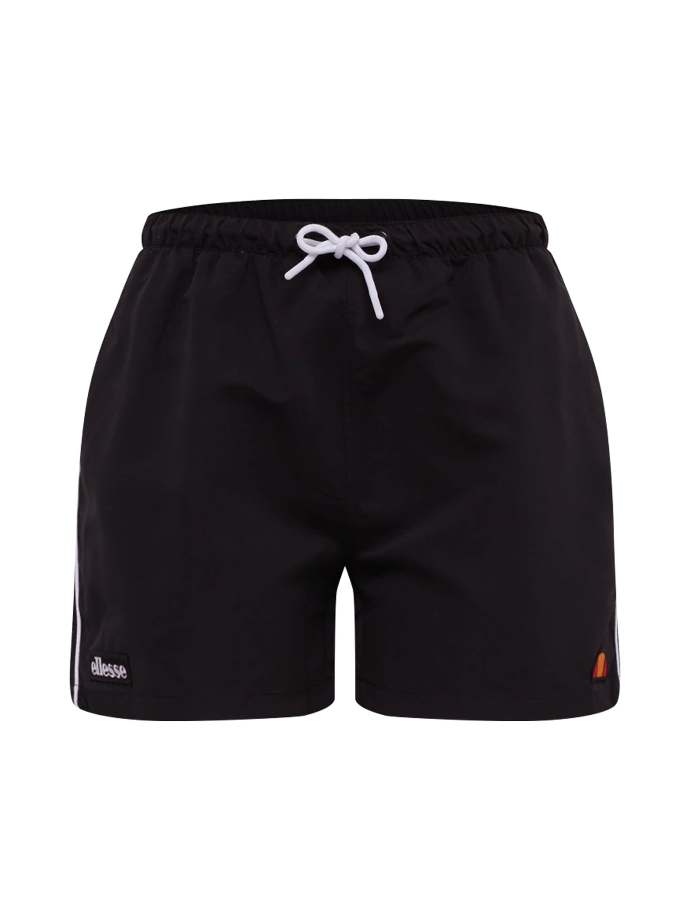 ELLESSE Regular Badeshorts  'DEM SLACKERS' in Schwarz: Vorderseite